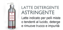 Latte detergente astringente