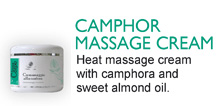 Camphor massage cream